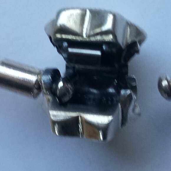 PANDORA MOMENTS Sterling Silver SHINE BRIGHT SNOWFLAKE Mesh Bangle Bracelet STAR - Picture 7 of 8